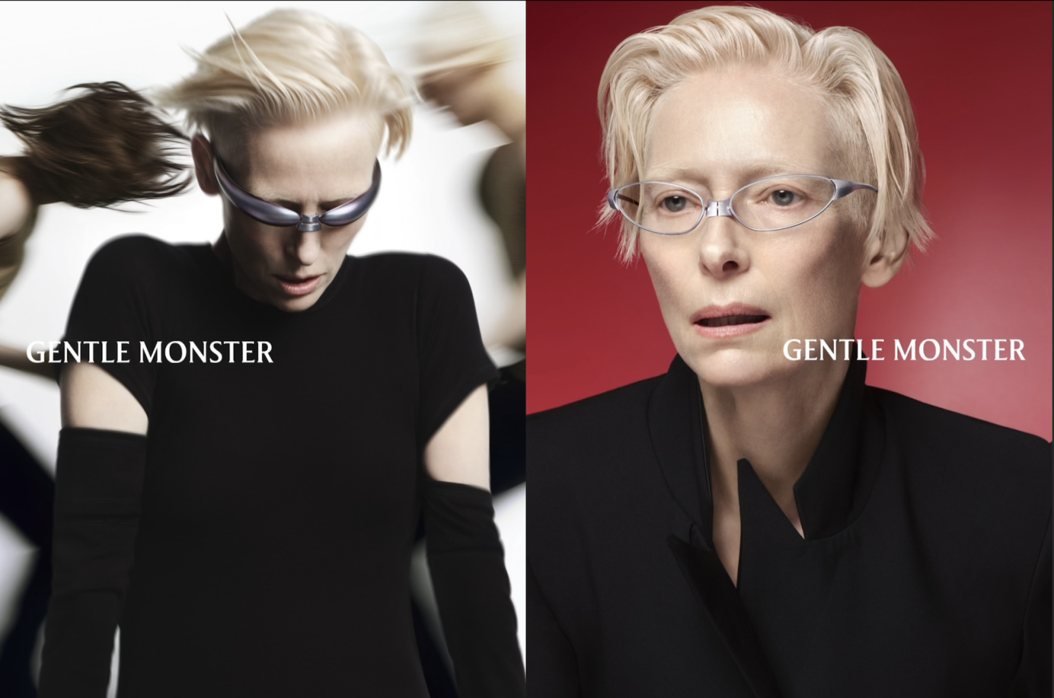Tilda Swinton se convierte en el nuevo rostro de Gentle Monster