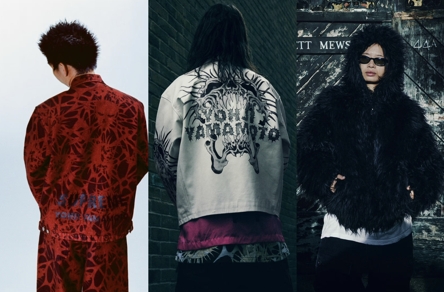 Supreme y Yohji Yamamoto reinventan el punk