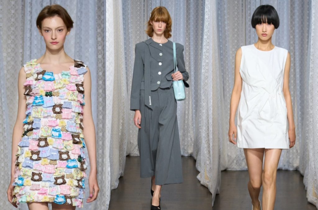 Sandy Liang SS26: cuando menos es más en belleza
