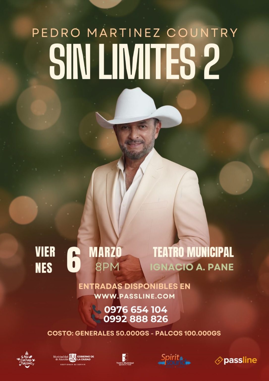 ¡El country se apodera de Asunción! Pedro Martínez vuelve con un show sin reglas
