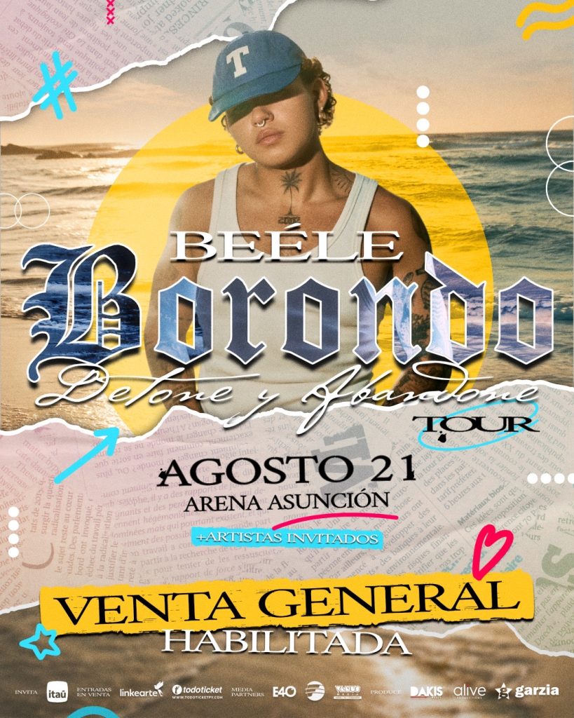 BEÉLE LLEGA POR PRIMERA VEZ A PARAGUAY CON SU BORONDO TOUR