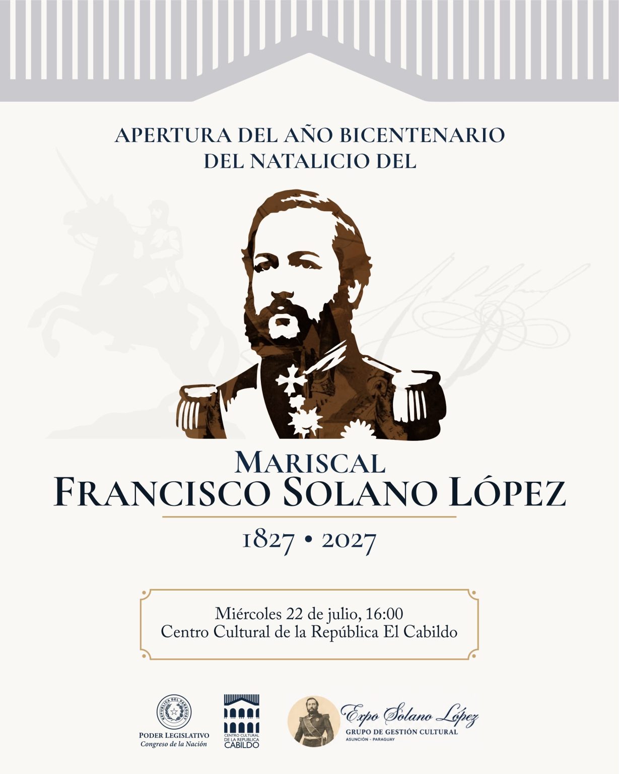 PARAGUAY DA INICIO AL AÑO DEL BICENTENARIO DEL MARISCAL LÓPEZ