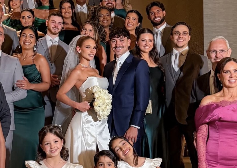 Mauricio Magalhães y Juliana Vaccaro sellaron su historia de amor con una emotiva boda en Brasil
