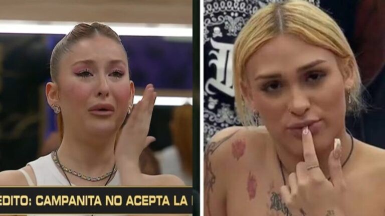 Escándalo en Gran Hermano: Campanita se resistió a salir tras ser expulsada junto a Danelik